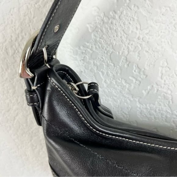 COACH NY Soho Small Black Hobo Shoulder Bag - Picture 7 of 9